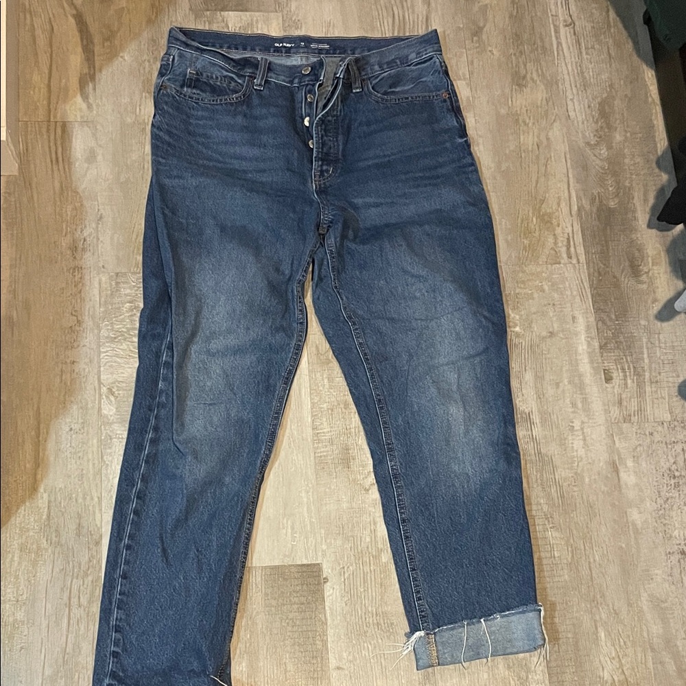 Old Navy Dark Blue Denim Jeans 12 tall